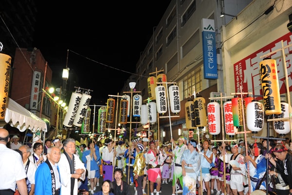 三鷹阿波踊り閉会式の画像